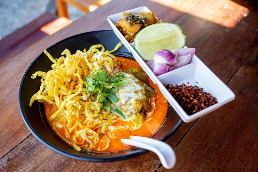 Bowl of Khao soi