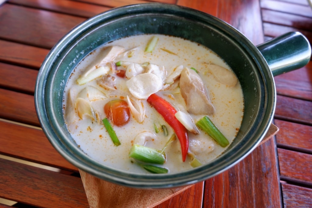 Bowl of Tom kha gai