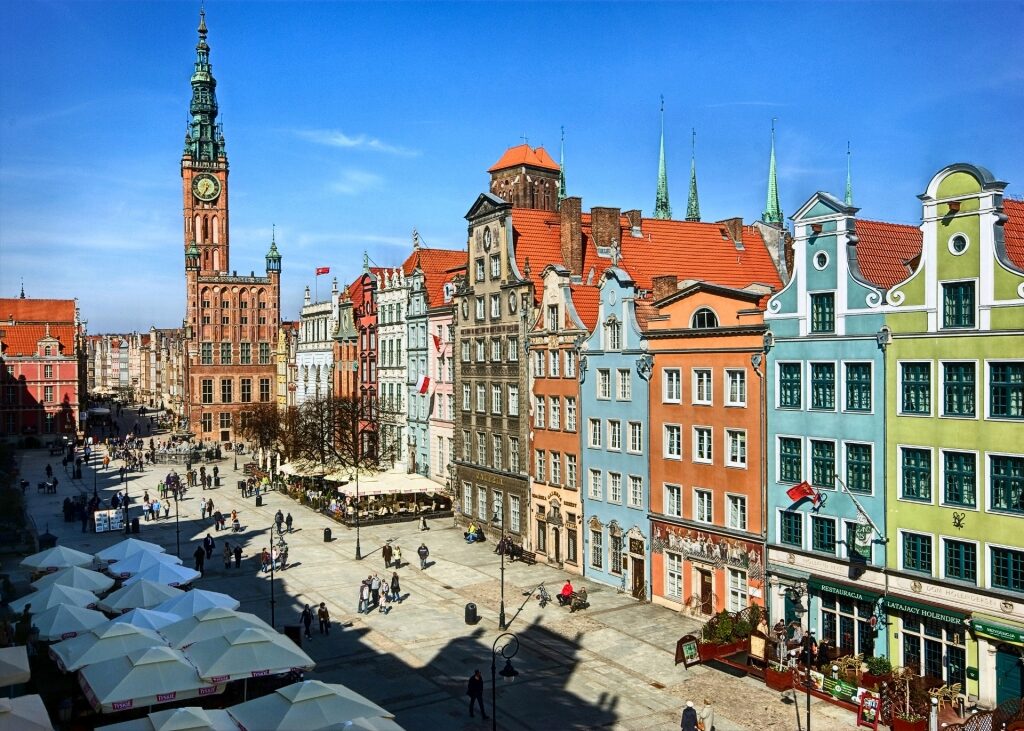 Long Market in Gdansk Old Town