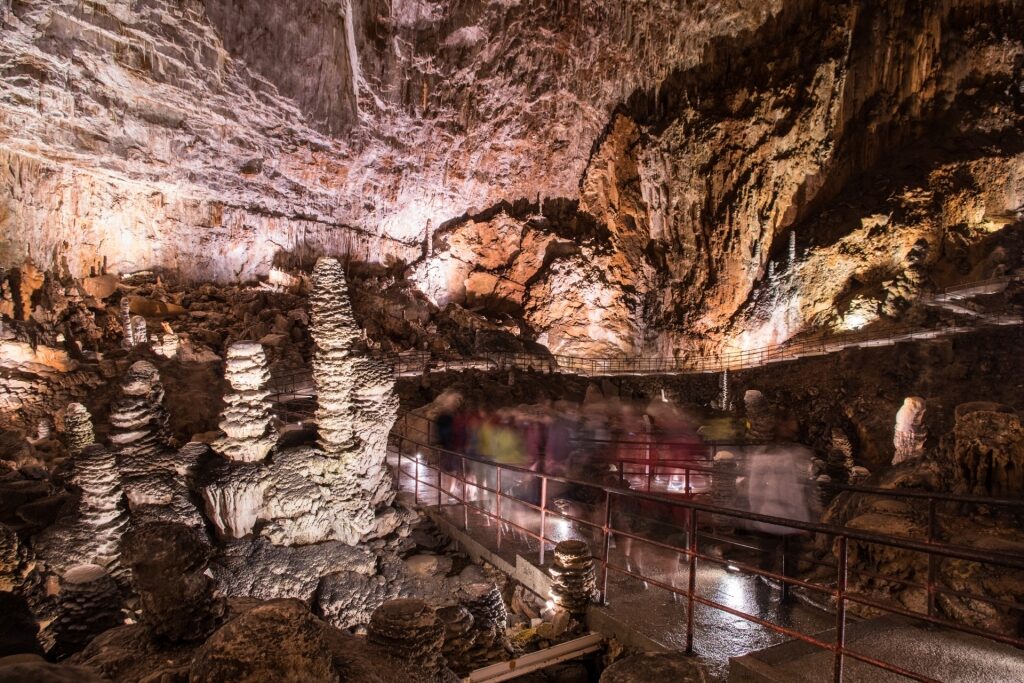 View inside Grotta Gigante, Trieste
