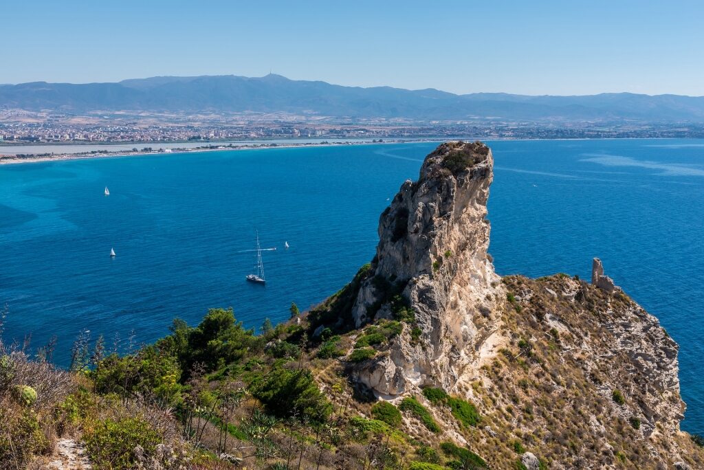 View from Sella del Diavolo, near Cagliari