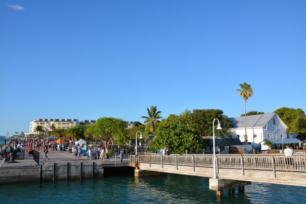 Waterfront view of Mallory Square