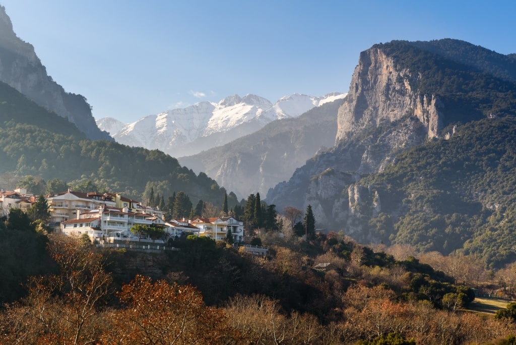 Beautiful view of Mount Olympus, Litochoro