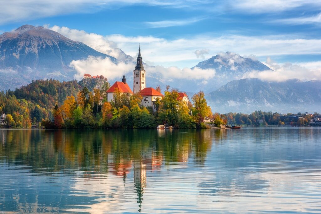 Beautiful landscape of Bled, Slovenia