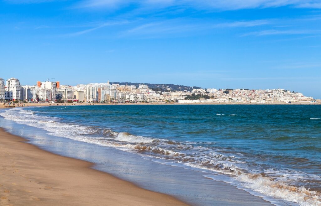 View of Plage Municipale, Tangier
