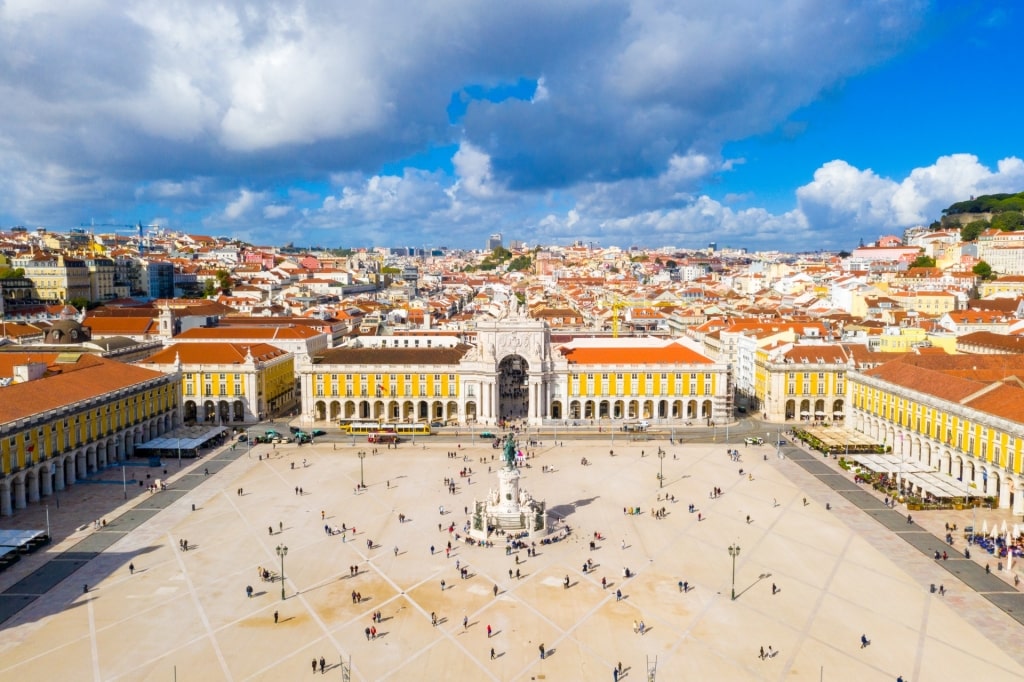 Aerial view of Lisboa Story Centre