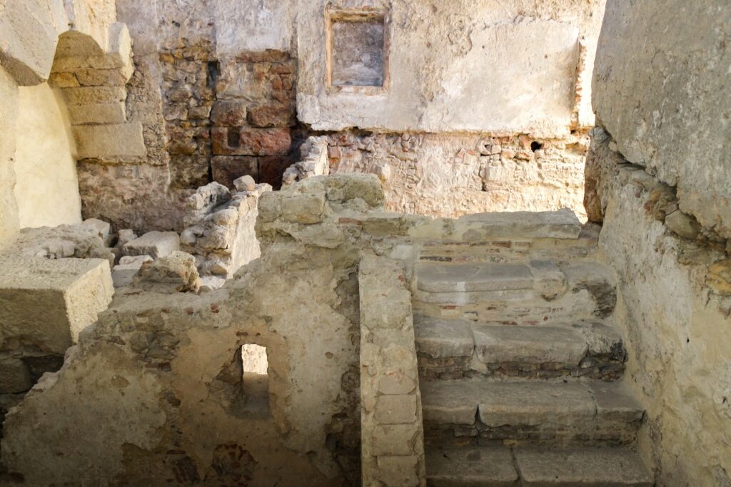 View inside Roman Theater Museum