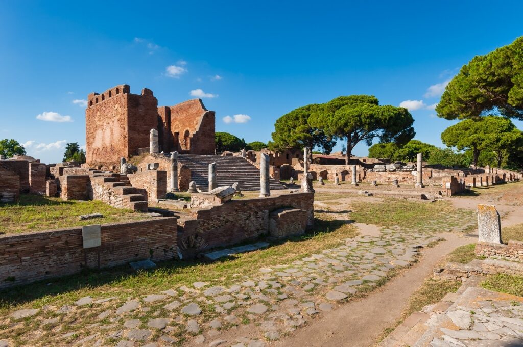 Historical site of Archaeological Museum of Ostia Antica