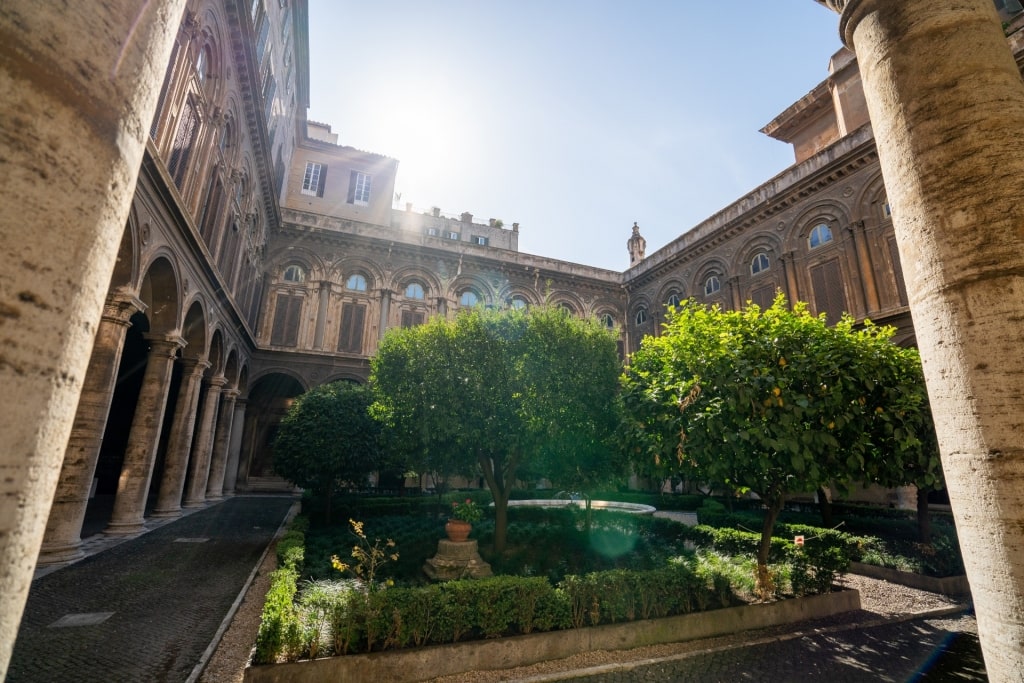 View inside Doria Pamphilj Gallery