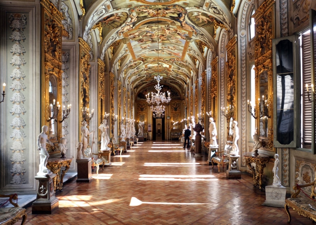 View inside Doria Pamphilj Gallery