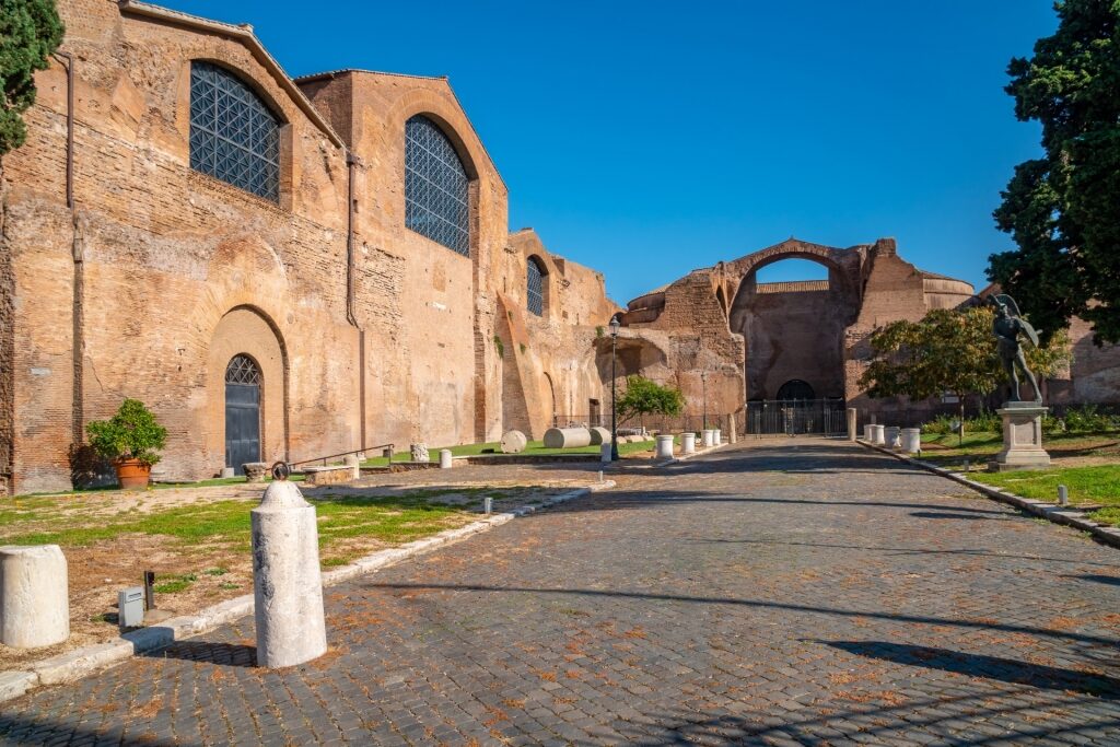 Historic site of Baths of Diocletian (Terme Diocleziano)