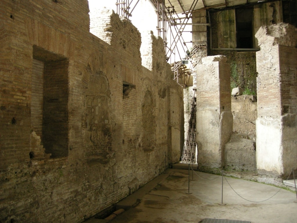 View inside Crypta Balbi