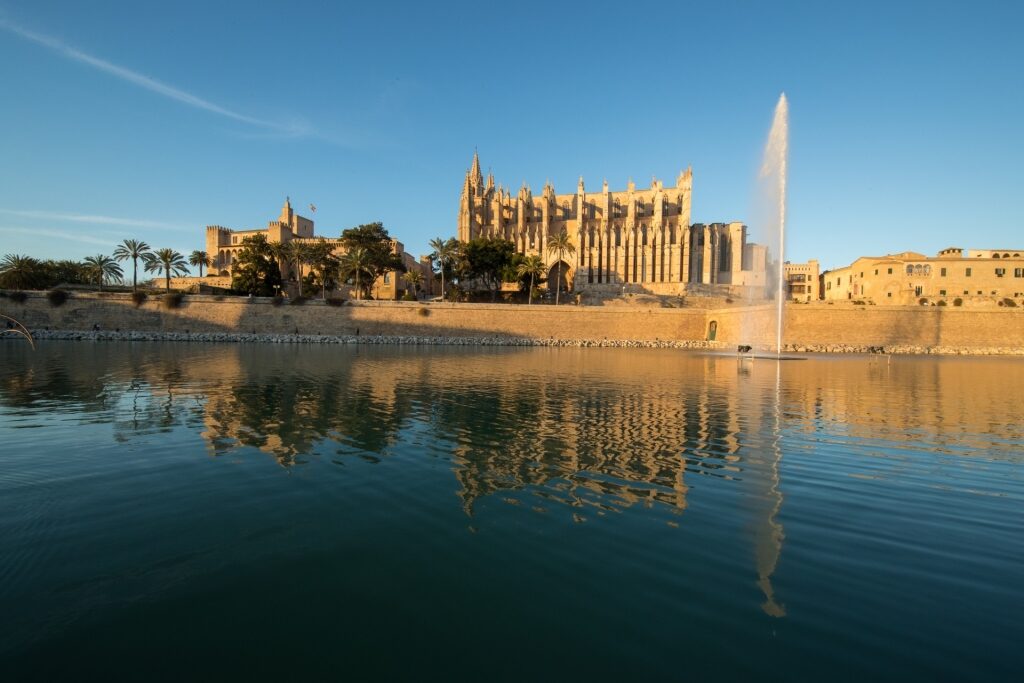 Beautiful La Seu Cathedral in Palma, Mallorca