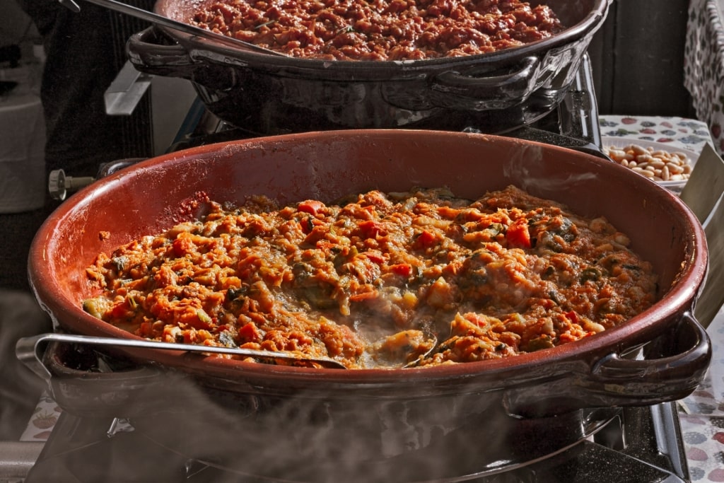 Ribollita in a pot