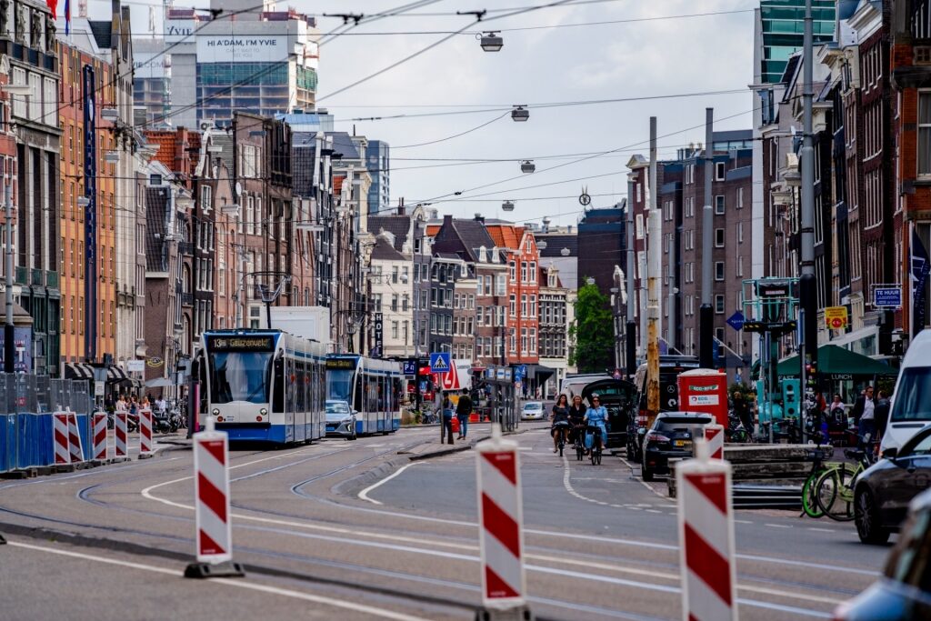 Street view of Amsterdam