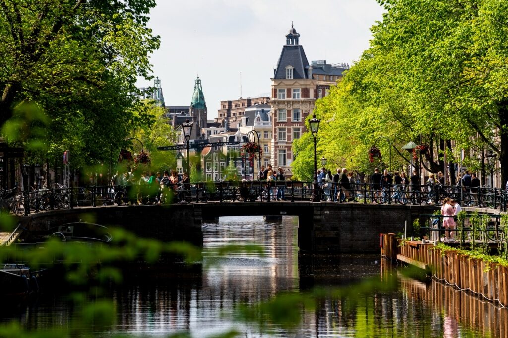 View of Amsterdam Canal, Netherlands