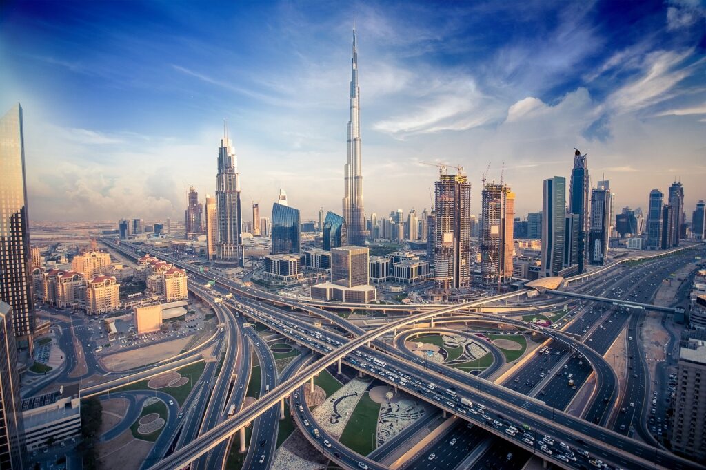 Dubai, one of the most modern cities in the world