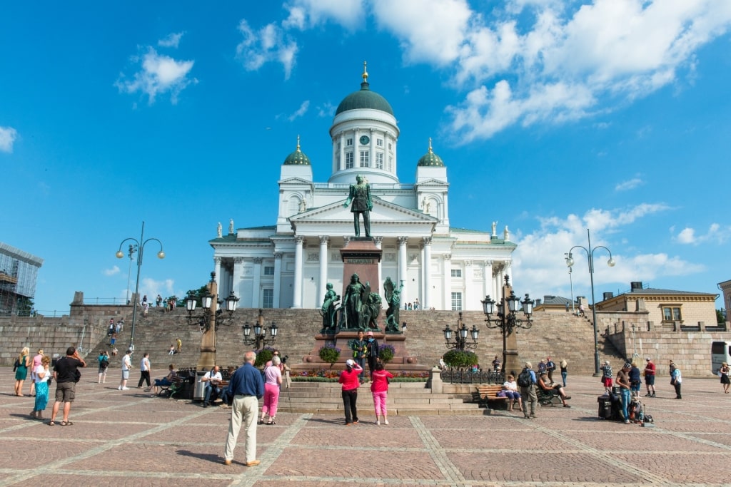 View of Helsinki Cathedral, Finland