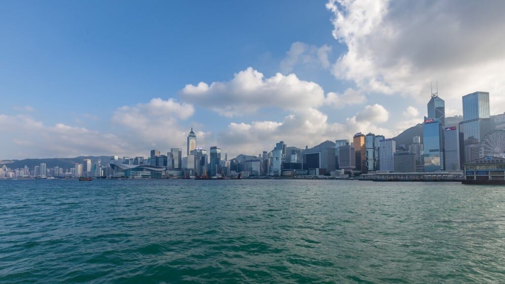 Waterfront view of Hong Kong