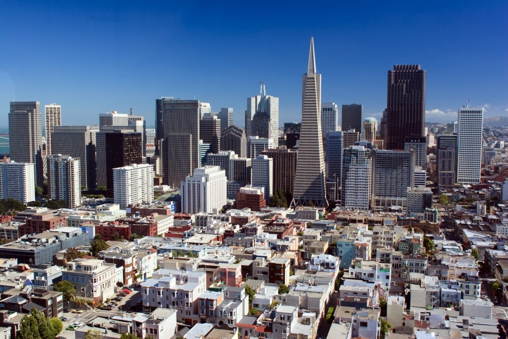 Skyline of San Francisco, California