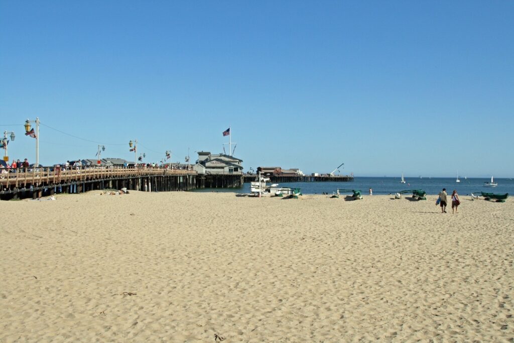 Sandy beach of West Beach