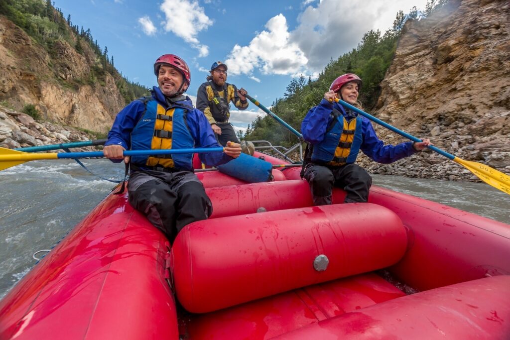 Nenana River, one of the best river rafting in Alaska