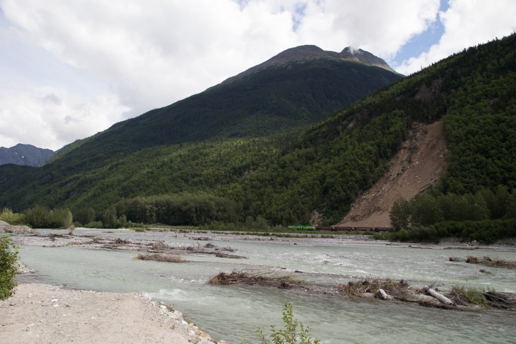 Landscape of Yukon River, Skagway