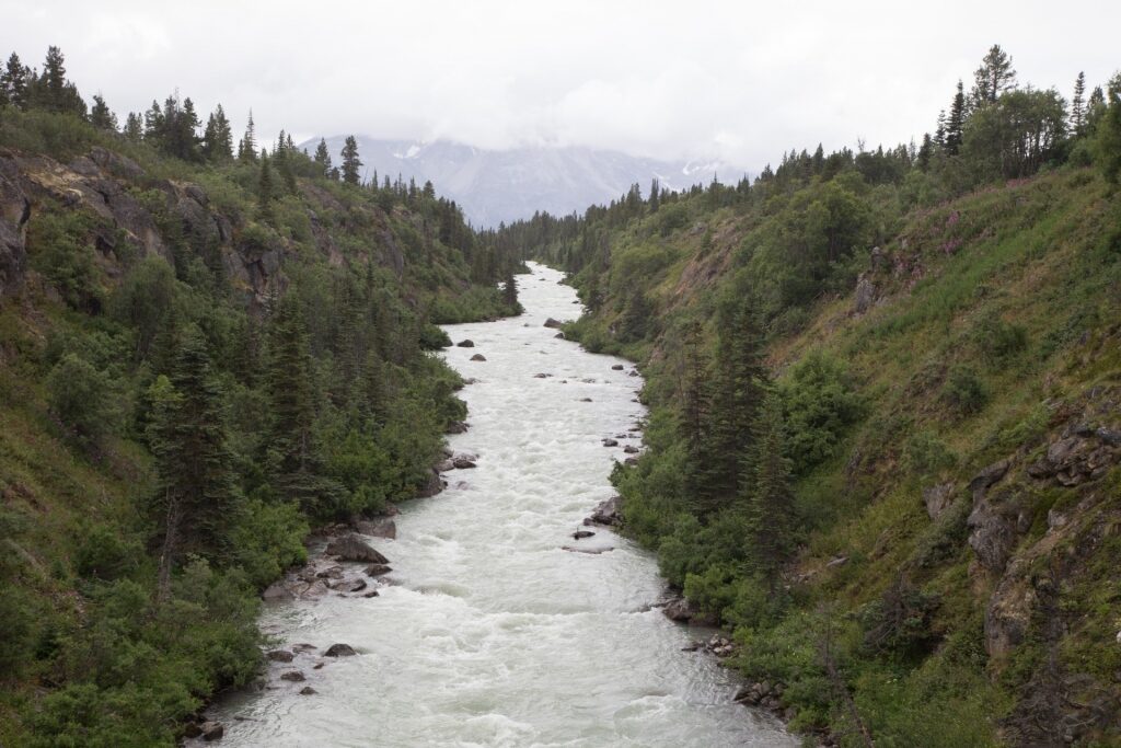 View of Yukon River, Skagway