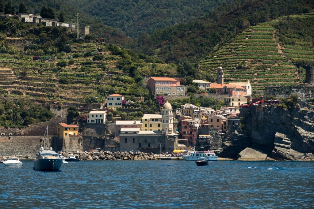 View of Vernazza from the ferry