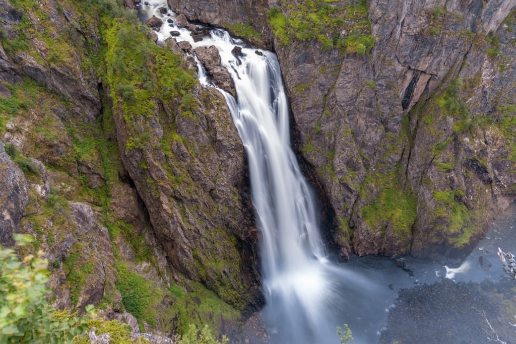 View of the majestic Vøringsfossen