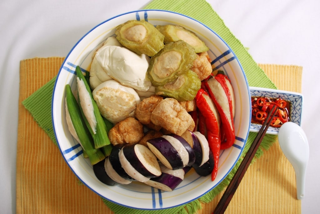 Plate of Yong tau foo