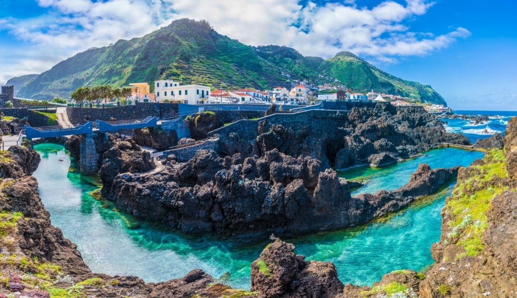 Rocky waterfront of Porto Moniz