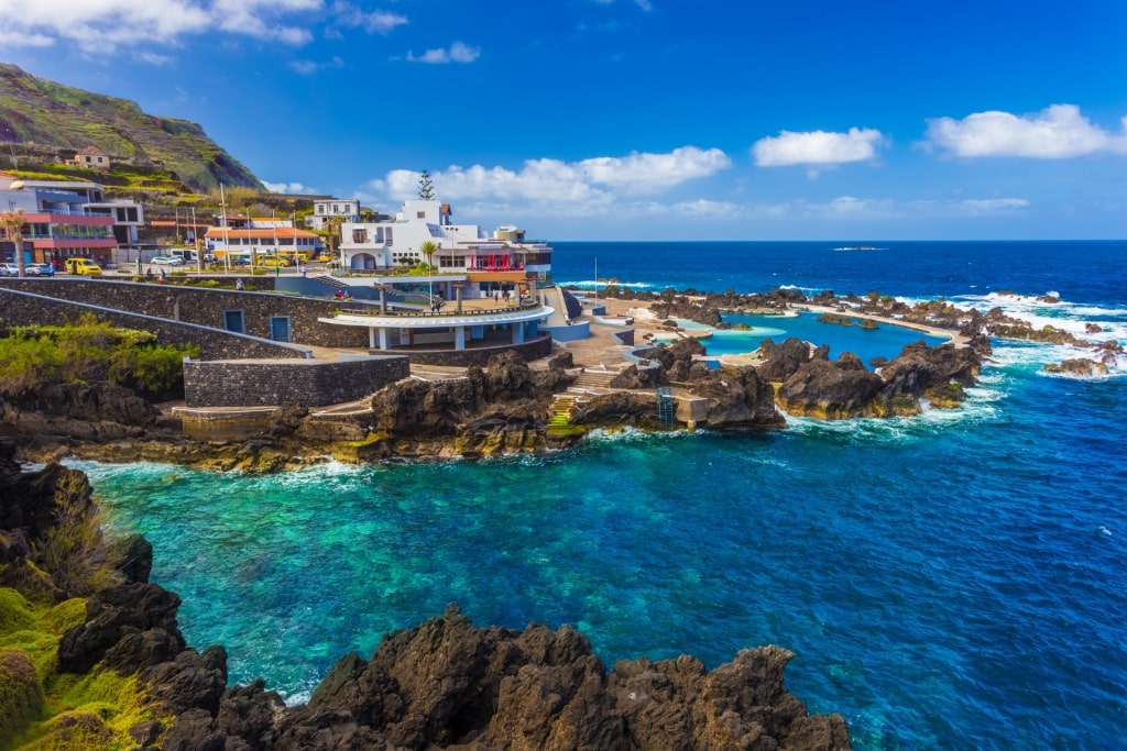 Rocky landscape of Porto Moniz