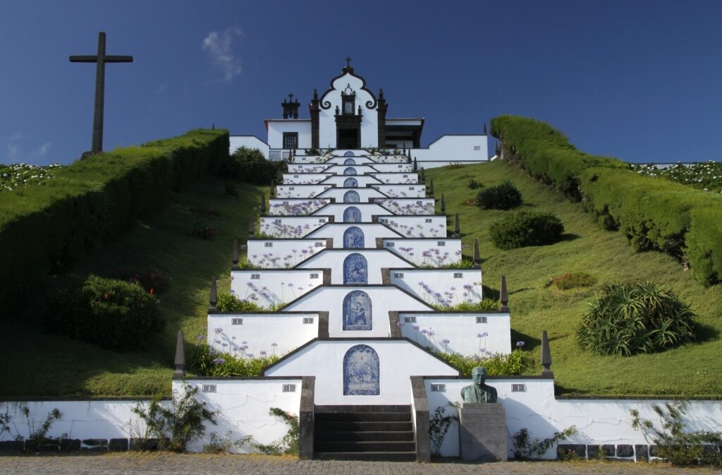 View of Ermida de Nossa Senhora da Paz, Vila Franca do Campo