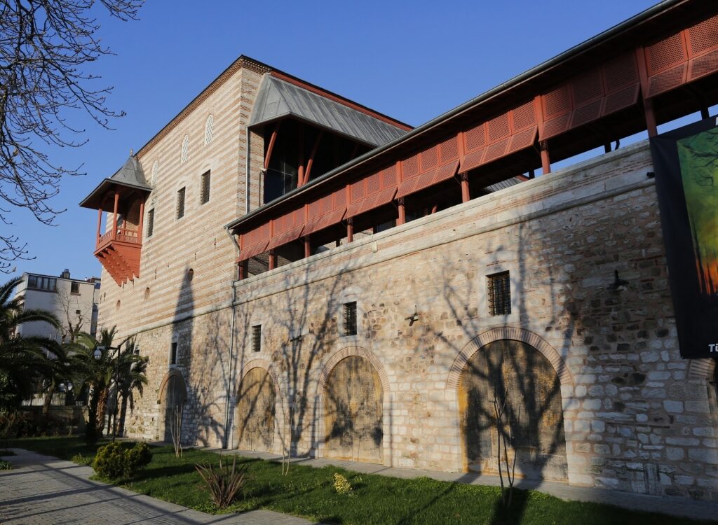 Exterior of Turkish and Islamic Arts Museum in Istanbul, Turkey
