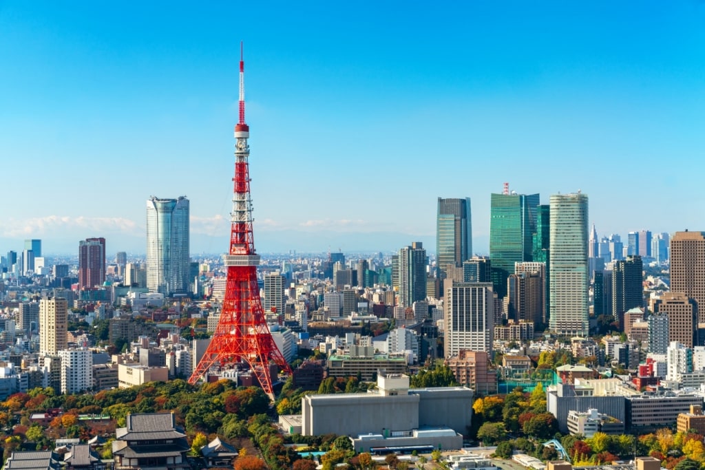 Cityscape of Tokyo, Japan