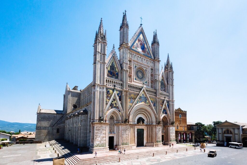 Gorgeous architecture of Duomo, Orvieto