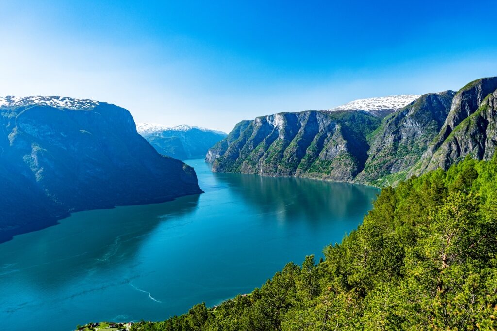 Calm waters of Sognefjord