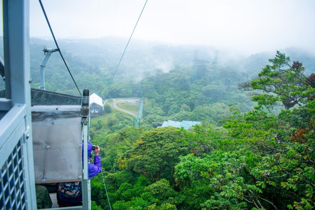 Sky Tram in Monteverde Cloud Forest, Costa Rica