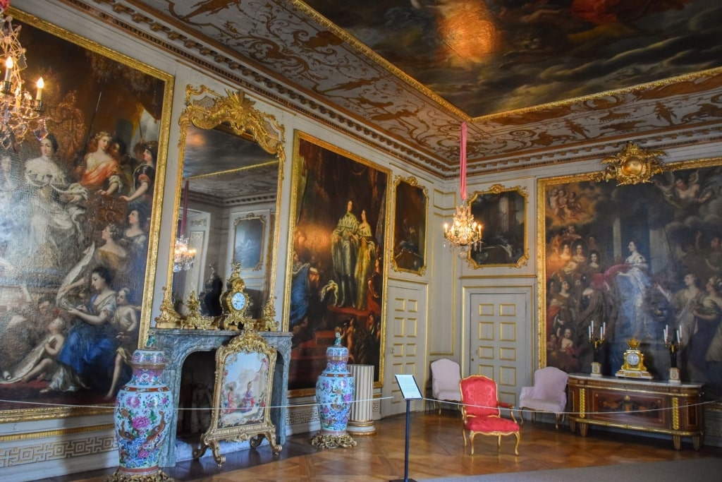 Interior of Drottningholm Palace