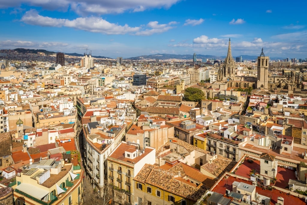 View from Basilica of Santa Maria del Pi