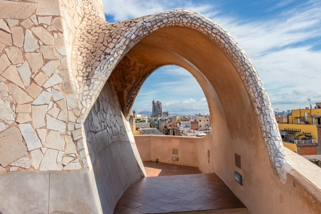 View from La Pedrera