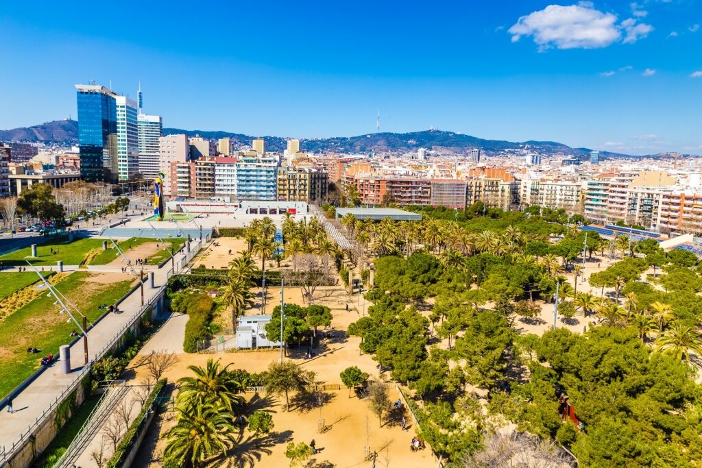 View from Las Arenas de Barcelona