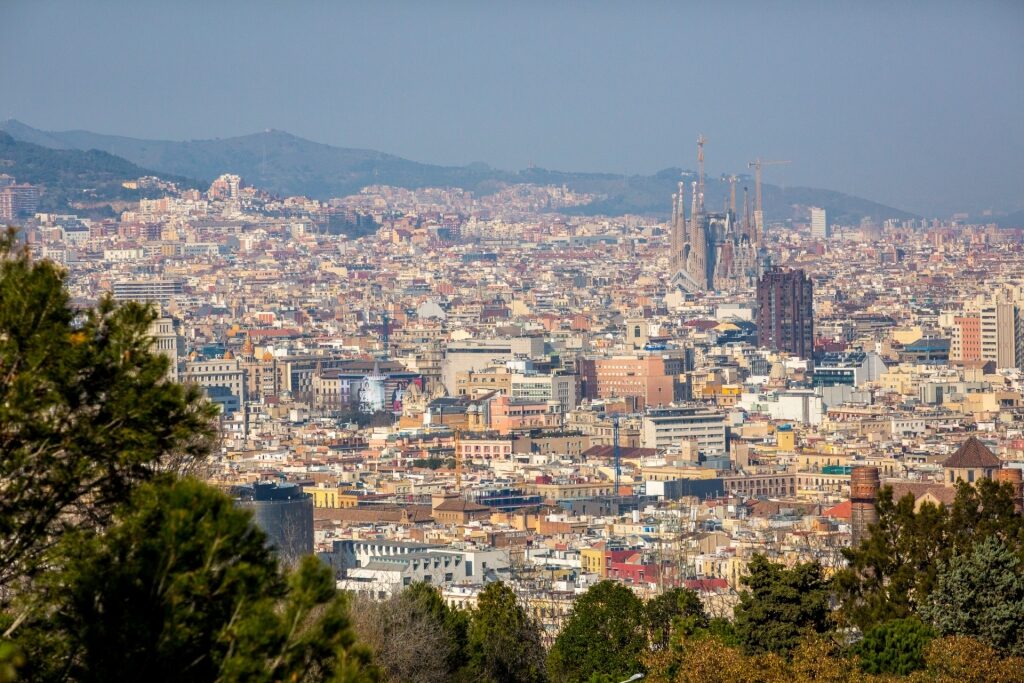 Montjuïc Hill, one of the best views in Barcelona