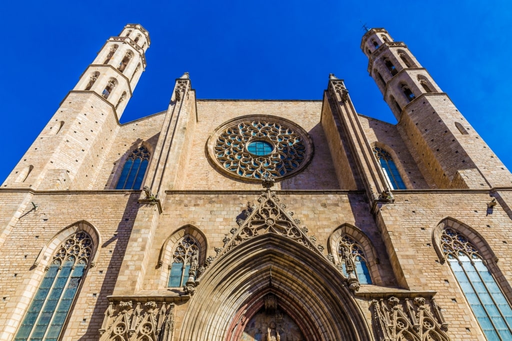 Facade of Santa Maria del Mar