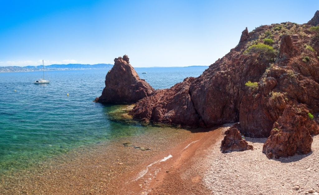 Sandy beach of Plage de l'Aiguille