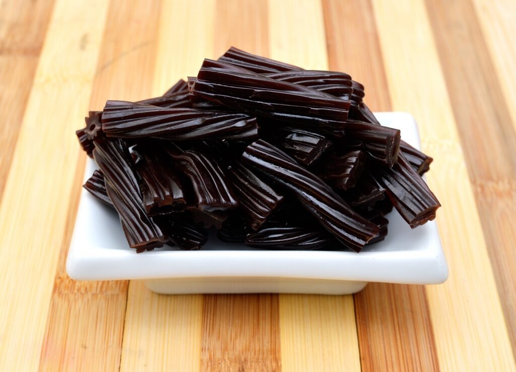 Plate of licorice