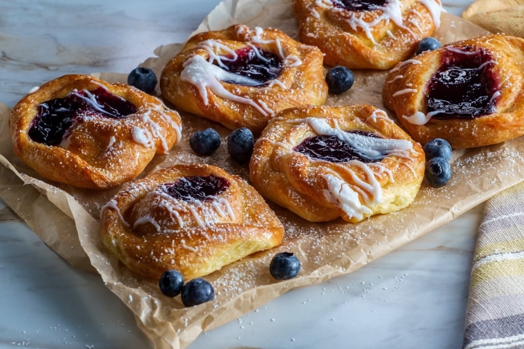 Spandauer with blueberries