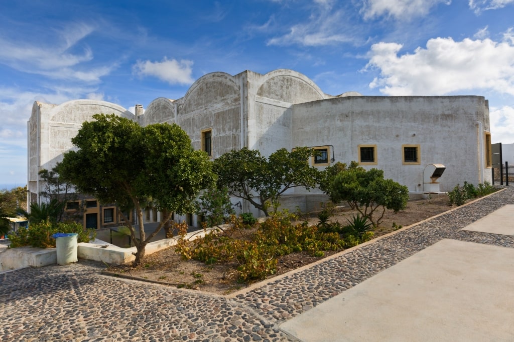 Facade of the Museum of Prehistoric Thera