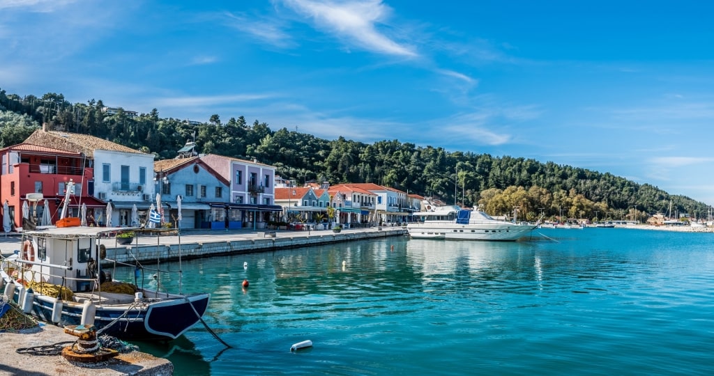 View of Katakolon Greece